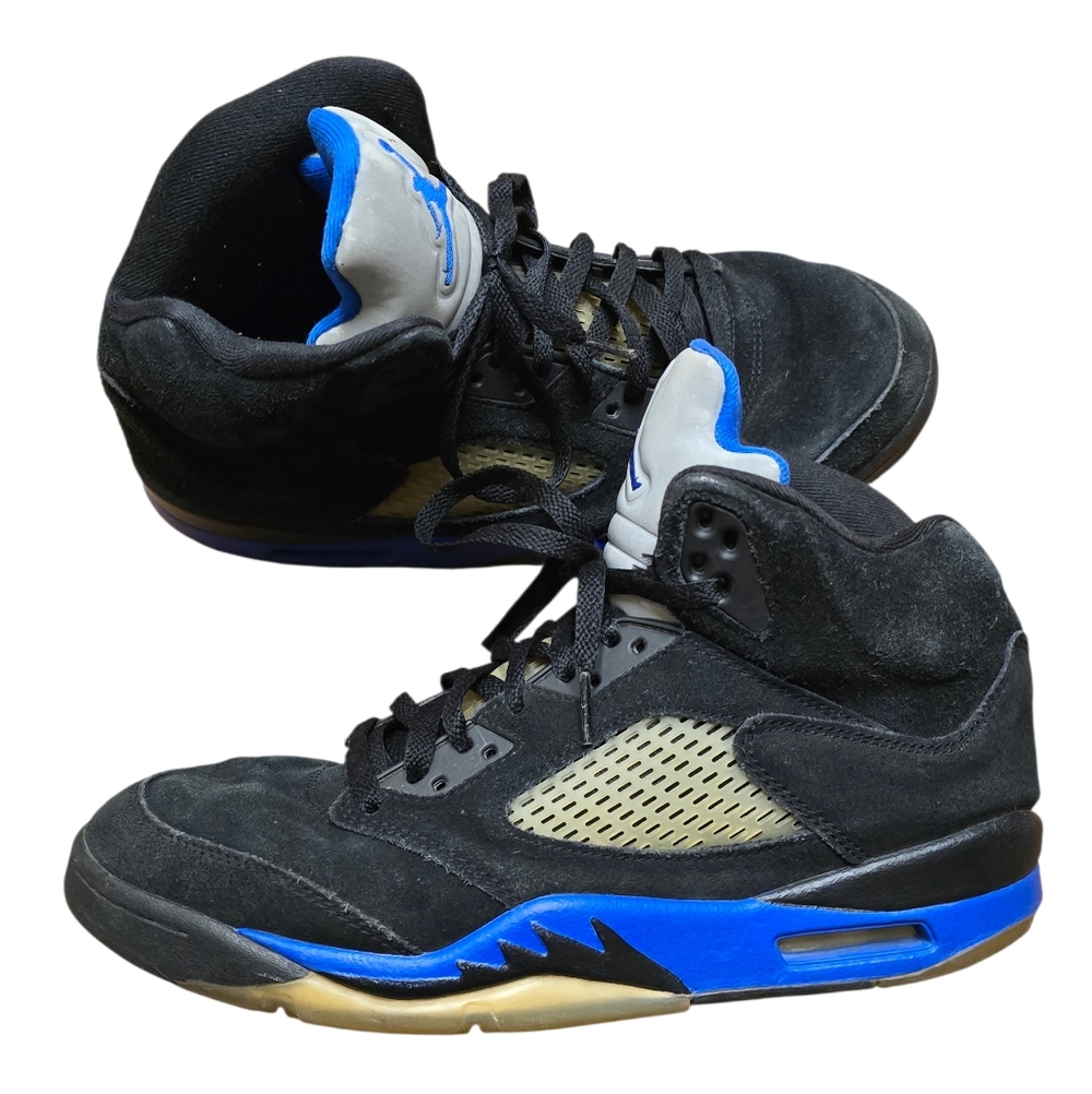 Jordan Athletic Shoes Black Blue Gold